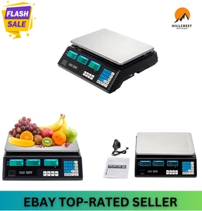 40kg Electronic Digital Price Scale for Shop Retail Food Weighing Commercial - Picture 1 of 23