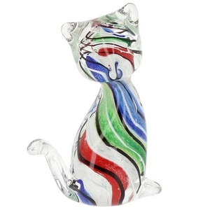 Joe Davies Art in Glass Handmade Cat Figurine l 351305 - Picture 1 of 1
