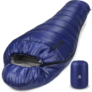 Geräumiger Mumienschlafsack für Erwachsene bis 198 cm, leicht und komprimierbar - Bild 1 von 2