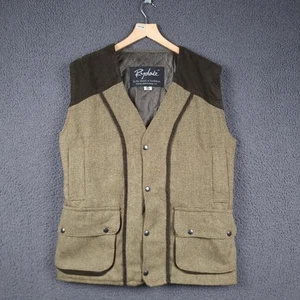 RYDALE Vest Jacket Mens S Small Green Derby Tweed Gilet Wool Shooting Hunting - Picture 1 of 10