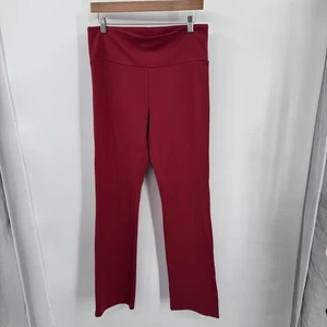 Skin Worldwide Pants Womens Size 3 or L Deep Red Body Skinny Pant Stretch Lounge - Picture 1 of 9