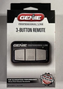New! Genie Garage Door G3BT-P ALL Intellicode Openers Remote 315 390 MHz OEM - Picture 1 of 3