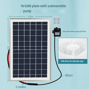 Tauch Solar Wasserpumpe Set mit 10W Filter für Fischteich Pflege - Bild 1 von 4