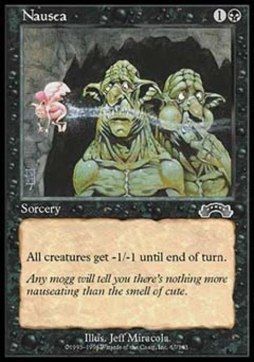 Nausea - Medium Play MTG Exodus - Image 1 of 1