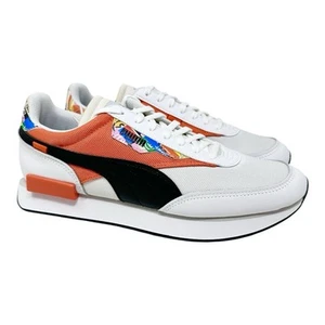 Puma Hombre Future Rider INTL Juego 37597101 Blanco/Lirio Tigre Talla 10 - Imagen 1 de 9