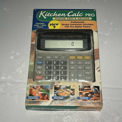 Kitchen Calc Pro PRO Recipe Conversion Calculator Master Chef Edition 8305 NEW - Image 1 of 4