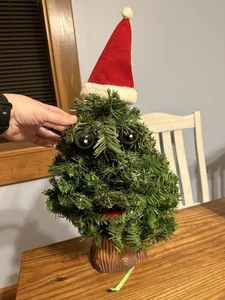 Árbol de Navidad de colección Gemmy Douglas abeto parlante canto animado 1996 funciona leer - Imagen 1 de 14