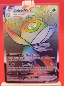 Celebi VMAX 199/198 Chilling Reign Rainbow Rare Full Art Holo Pokemon Karte Neu - Bild 1 von 14