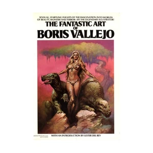Ballantine Art Book Fantastic Art of Boris Vallejo VG+ - Imagen 1 de 1