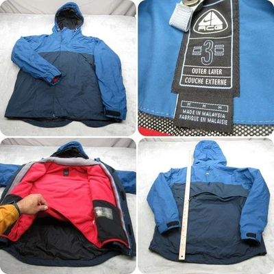 Chaqueta Nike ACG Hombre Mediana Azul Storm-FIT Con Capucha Impermeable Forro Extraíble 3 en 1 Foto 1 de 4