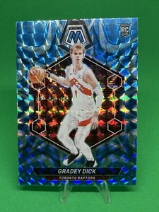 Gradey Dick 2023-24 Panini Mosaic #239 RC Blue Reactive Toronto Raptors - Imagen 1 de 2