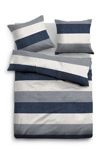 TOM TAILOR Melange Flanell - Bettwäsche 135 x 200cm  Winter-Bettwäsche - Bild 1 von 2