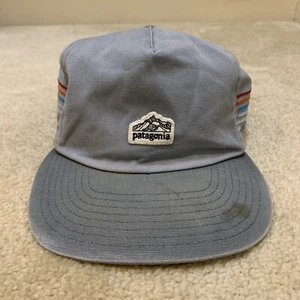 Gorra Patagonia Azul Snapback Funfarer Gorra Rayas Laterales Pez Perro Logo Bordado - Imagen 1 de 21