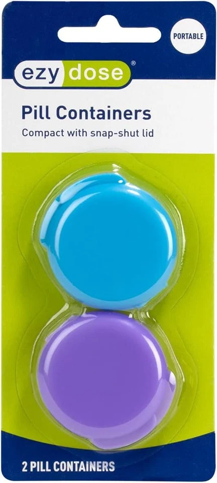 EZY Dose Portable Pill Container 2ct 025715677002s158