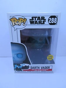 Star Wars - Darth Vader (Glow) #288 Funko Pop Vinyl + Pop Protector - Picture 1 of 7