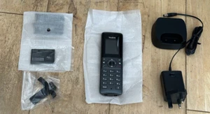 Yealink W73H DECT IP Cordless Phone VGC Black Free UK post - Afbeelding 1 van 6