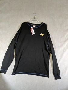 Chase Authentic Nascar Herren Langarm Pullover Sweater Schwarz 2XL Baumwolle Nr 48 - Bild 1 von 12