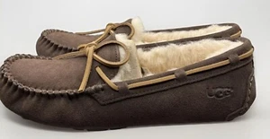 UGG OLSEN 1003390 MEN’S SLIPPERS/ ESPRESSO SIZE 7 US (100% AUTHENTIC) BRAND NEW - Picture 1 of 16