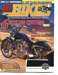 MARCH 2004 HOT ROD BIKES MAGAZINE MOTORCYCLES CUSTOMS AMERICAN IRONHORSE TECH - Picture 1 of 1