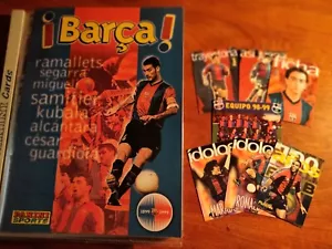 ALBUM FC. BARCELONA CENTENARIO 1899-1999 COMPLETO, XAVI ROOKIE, PANINI - Imagen 1 de 16