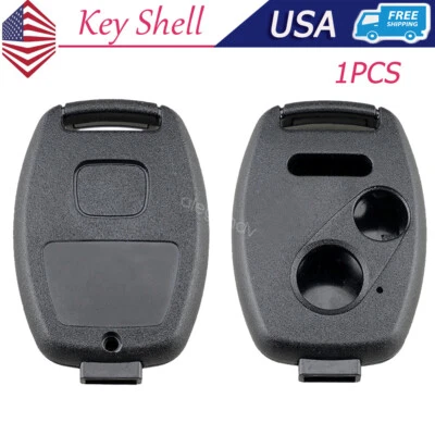 For 2007 2008 2009 2010 2011 2012 2013 Honda Fit Remote Key Fob Uncut Shell Case - Image 1 of 4