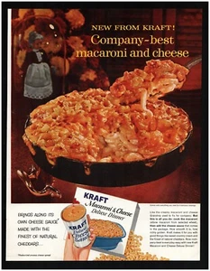 1962 Kraft Macaroni and Cheese Dinner Original Print Ad ~ Mac - Picture 1 of 1