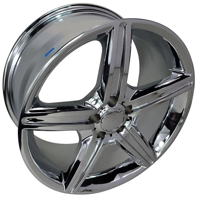 4 llantas 18 aptas para Mercedes Benz cromo SL500 SL CLS E350 E550 SL600 E300 CLK Foto 1 de 4