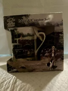 Juego de taza y posavasos de porcelana fina de la colección Leonardo en caja diseñado en Inglaterra - Imagen 1 de 12