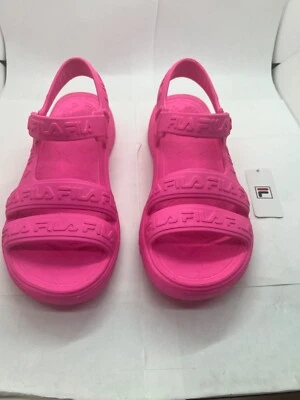 Sandalias deportivas Fila Sporty Alteration rosa con correa de goma para mujer talla US 7 Foto 1 de 4