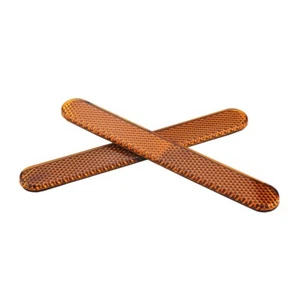 Reflector Saddlebag Latch Cover Case Motorcycle For Harley Sportster XL 1200 883 - Imagen 1 de 8