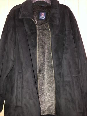 Chaqueta Chaps Para Hombre USADA Talla XL Invierno Piel Cremallera Completa Abrigo Foto 1 de 4