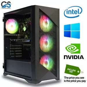 GAMING PC Core i3 6100 @3.7GHz, 16GB DDR4, 1TB +120GB SSD, NVIDIA GT 730 Wins 10 - Picture 1 of 11