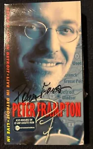 Peter Frampton Signed VHS (Sealed) Live in Detroit - Picture 1 of 4