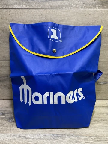 Vintage Seattle Mariners Stadium Giveaway Backpack Seafirst Bank Cover