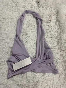 Neu mit Etikett Urban Outfitters Neckholder-Top lila Größe Small - Bild 1 von 5