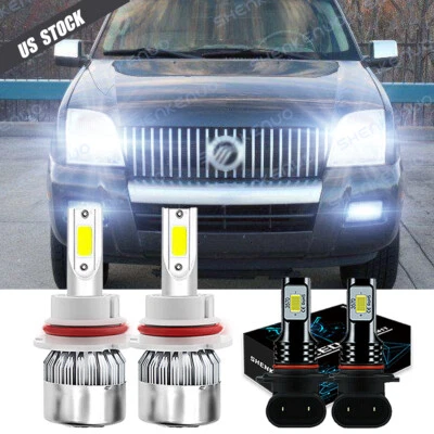 Faro antiniebla LED 6x para Mercury Mountaineer 2002-2006 6000K 9007 9145 Foto 1 de 4