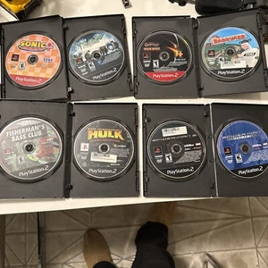 Lot 8 Games Playstation 2 No Tested - Picture 1 of 7