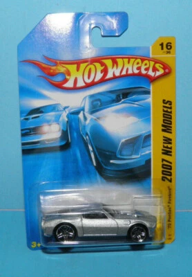 Hot Wheels 2007 New Model '70 Pontiac Firebird Silver 16/36 - Image 1 of 4
