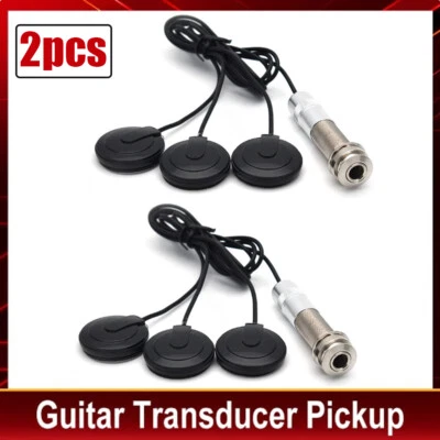 Guitar Pickup Piezo Transducer For Acoustic Guitar Bass Ukulele Violin Mandolin - Image 1 of 4