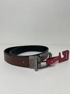 BOYS LEVIS REVERSIBLE Faux LEATHER BROWN / BLACK BELT 12LV02G6 Size MD 26-28 - Picture 1 of 7