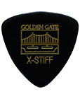 Golden Gate Deluxe Flatpick Large Triangle, X-Stiff, Black, 12 Pack, MP-103