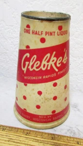 Vintage SELTEN Glebkes Milchkegel, Wisconsin Rapids Wisconsin, halber Pint-Stil - Bild 1 von 5