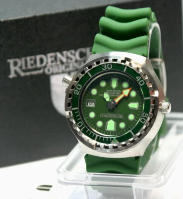Riedenschild Reloj de Buceo Verde100ATM Válvula Helio Ref.: RS9000-14 sin estrenar Foto 1 de 4