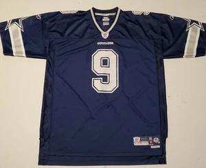 Tony Romo #9 Dallas Cowboys Authentic Reebok Equipment Blue XL Stitched Jersey - Picture 1 of 11