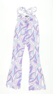 Missguided Womens Polyester Blend Trousers Size 10 L34 in - Picture 1 of 10