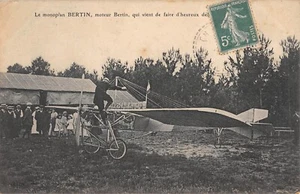 CPA AVIATION LE MONOPLAN BERTIN MOTEUR BERTIN QUI VIENT DE FAIRE D'HEUREUX rare - Bild 1 von 1