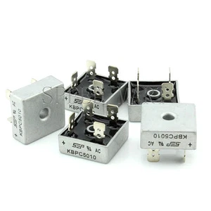 5 pcs KBPC5010 Bridge Rectifier Gleichrichter 1000V AC change DC 50A KBPC-5010 - Picture 1 of 5