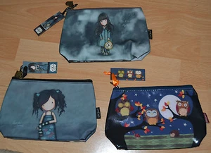 SANTORO MAKE UP BAG/WASH BAG - SMALLER SIZE - BRAND NEW - CHOOSE DESIGN - Picture 1 of 4