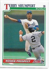 1991 Score Baseball Commons and Stars - Complete Your Set Cards #251 - #500