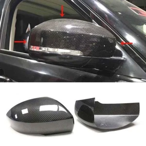 Real Carbon Fiber Addon Rearview Mirror Cover Trim For Fit Range Rover Sport - Picture 1 of 10